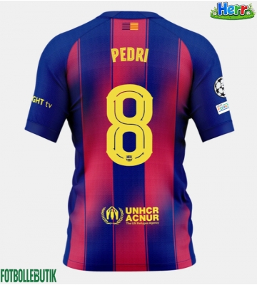 Barcelona Pedri Gonzalez #8 Hemmatröja 2025-26 Kortärmad